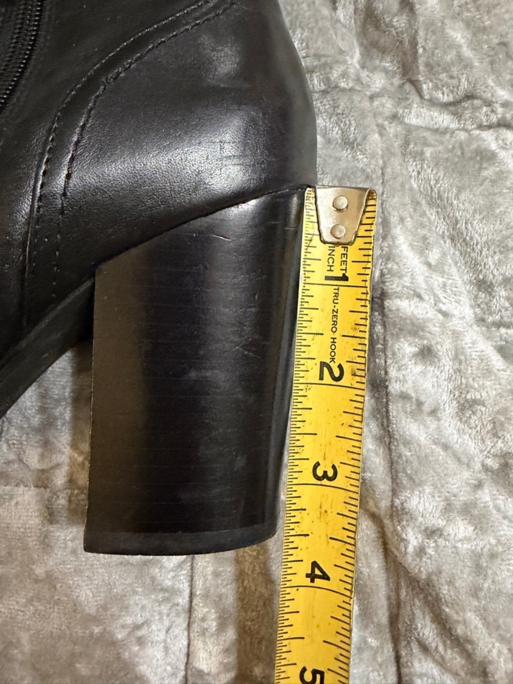 Marc Fisher Black Heeled Boots - Picture 9 of 10